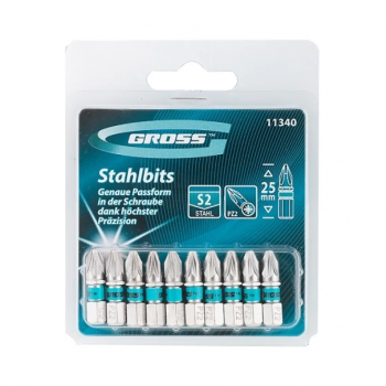БИТОВЕ-PZ2 x 25mm К-Т 10бр. GROSS @