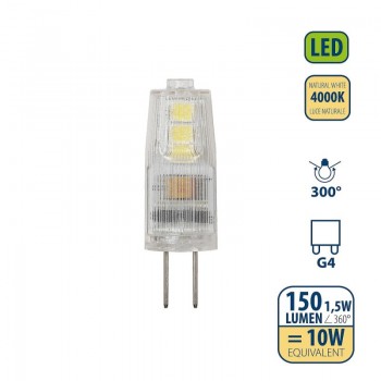 КРУШКА-ЛЕД 12V G4 1.5W=10W 4000K VELAMP LB915-40K @