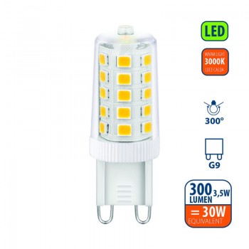 КРУШКА-ЛЕД 220V G9 3,5W=32W 3000K VELAMP LB993-30K @