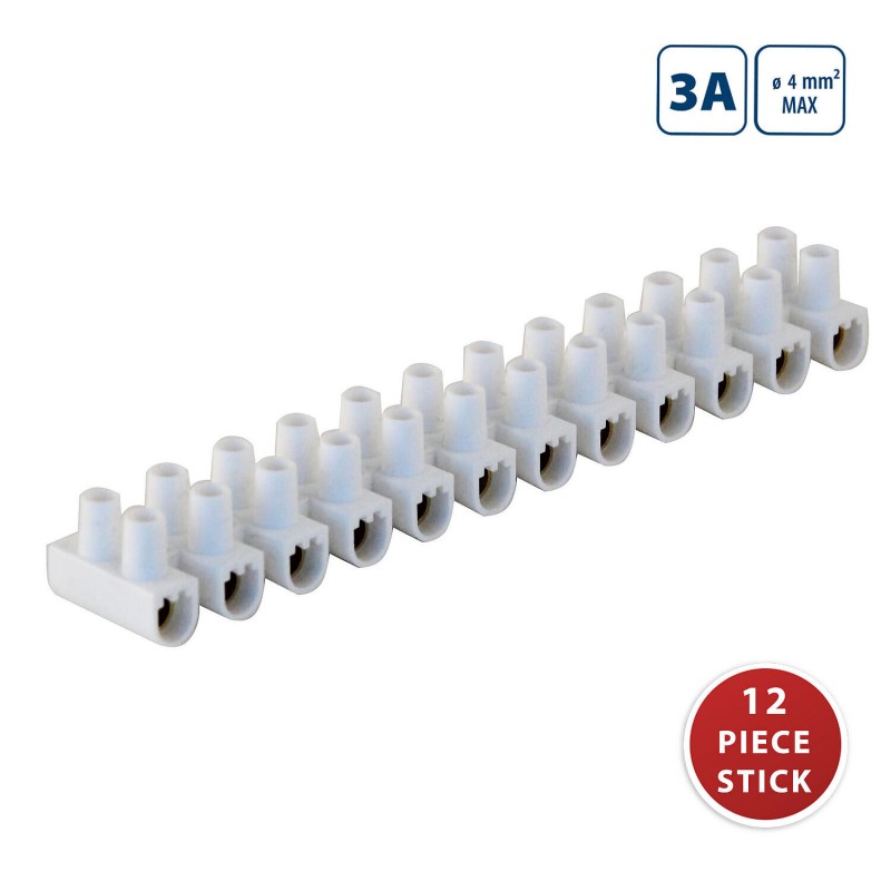 КЛЕМА-2,5 мм PVC 3A /1-4 мм/ /БЯЛИ VELAMP MG303@