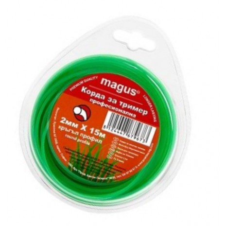 КОРДА-КРЪГЛА ф2.0 мм /15м/ MAGUS @