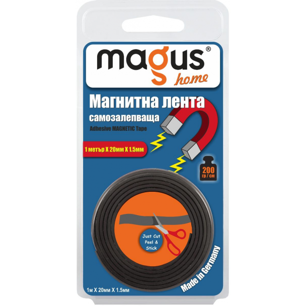 ДВОЙНО ЛЕП.-МАГНИТНА 1m/20mm/1.5mm MAGUS@