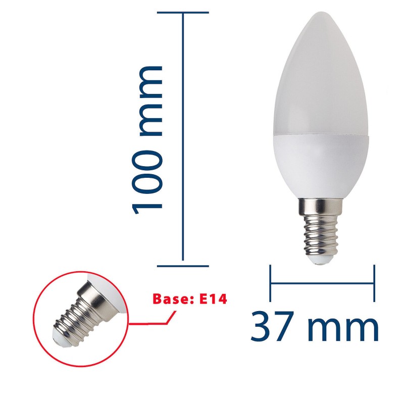 КРУШКА-ЛЕД E14 4,5 W 4000K СВЕЩ V-TAC @