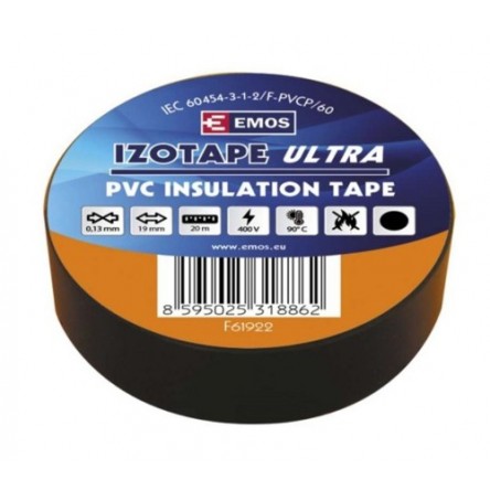 ИЗОЛИР-EMOS 20x19 черен F61922@