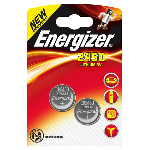 БАТЕРИЯ-2450 Energizer /1бл.=2 бр./ @